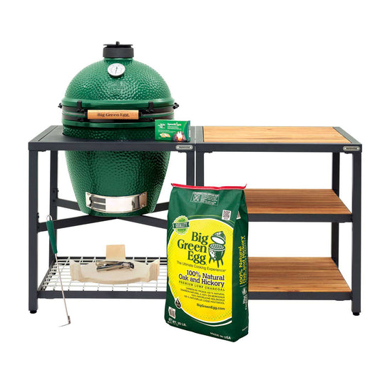 Large Big Green Egg in Modular with Expansion
