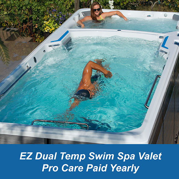 EZ Dual Temp Swim Spa Valet - Pro Care (Monthly Visit) - Paid Yearly